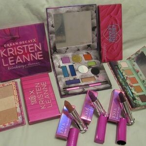 Urban Decay x Kristen Leanne Bundle Set Kaleidoscope, Daydream & 3 Lipsticks NEW